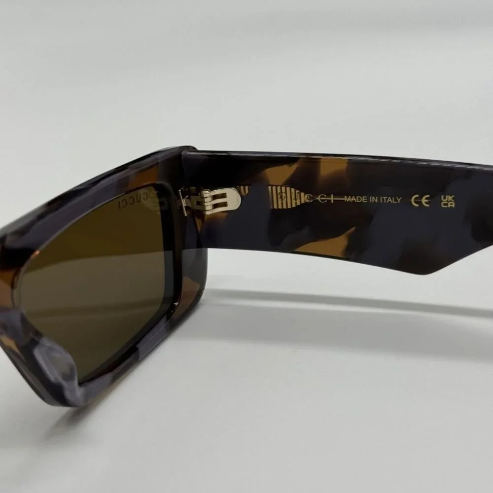 NEW GG1331S 006 GUCCI SUNGLASSES GREY HAVANA BROWN UNISEX EYEWEAR GUCCI
